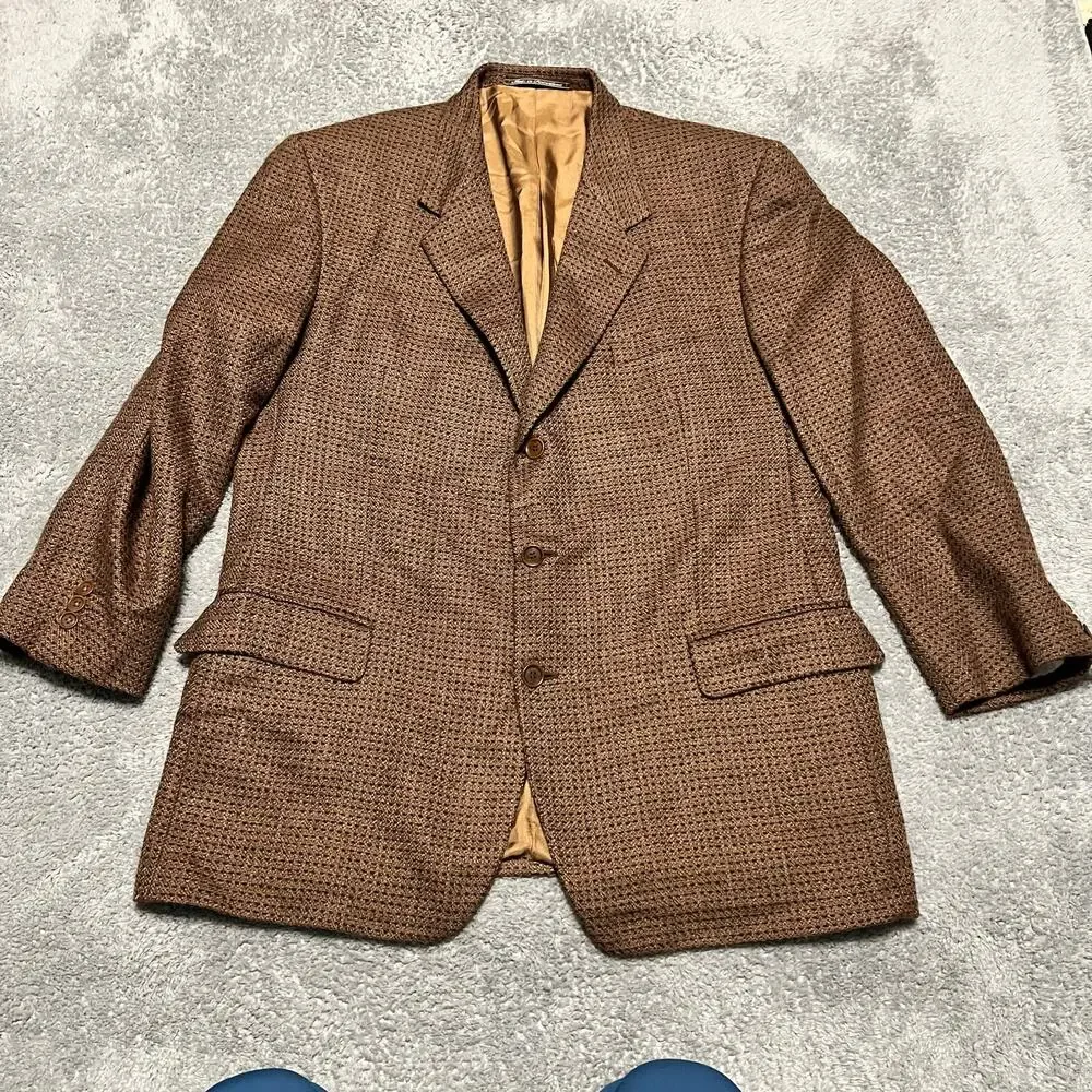 Ermenegildo Zegna Soft Sport Coat Blazer Mens 56 US 44 Casual Jacket Wool